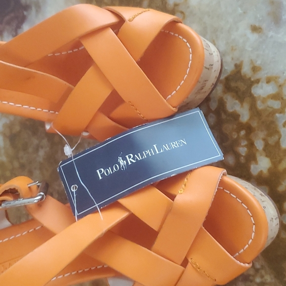 Polo Ralph Lauren Purple Label Platform Heel Shoe, New Shelf Pull $525.00 Retail - Picture 8 of 11